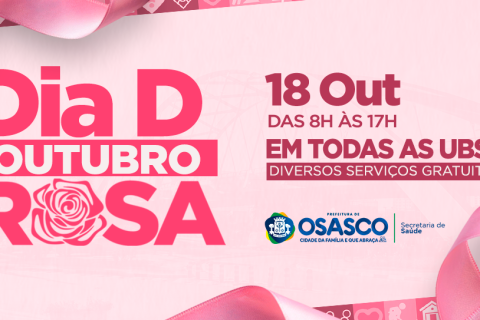Osasco realiza o Dia D do Outubro Rosa em 18 de outubro