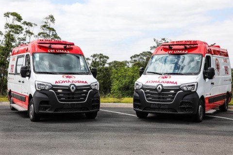 Santana de Parnaíba recebe duas novas ambulâncias do SAMU no Dia Mundial da Saúde